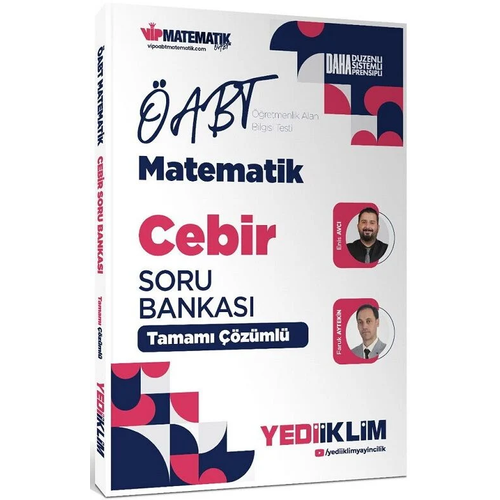 Yediiklim 2027 �ABT MEB-AGS �lk��retim Orta��retim Lise Matematik Cebir Soru Bankas� ��z�ml� Yediiklim Yay�nlar�