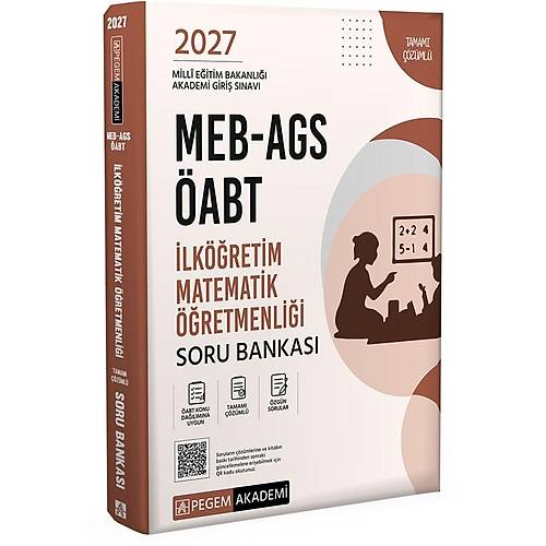 Pegem Akademi 2027 MEB-AGS �ABT �lk��retim Matematik ��retmenli�i Soru Bankas�