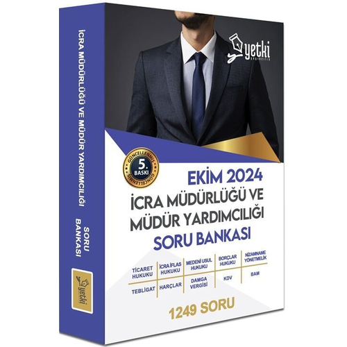 Yetki Yay�nlar� 2024 �cra M�d�rl��� ve Yard�mc�l��� S�nav� Soru Bankas�