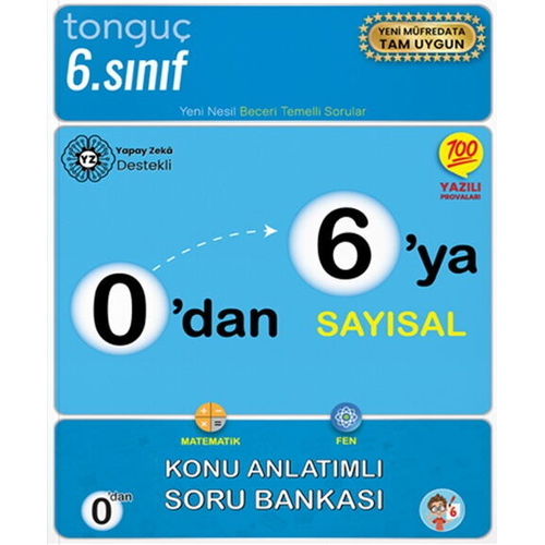 Tongu� Akademi 0'dan 6'ya Say�sal Konu Anlat�ml� Soru Bankas�