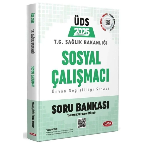 Data 2025 GYS �DS Sa�l�k Bakanl��� Sosyal �al��mac� Soru Bankas� ��z�ml� �nvan De�i�ikli�i Data Yay�nlar�