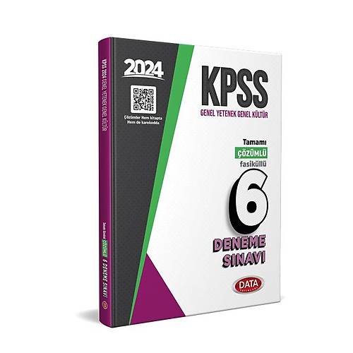 Data Yaynlar 2024 KPSS Genel Yetenek Genel Kltr Tamam zml 6 Fasikl Deneme Snav