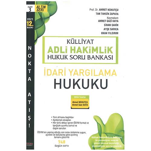 SPER FYAT KLLYAT dari Yarglama Hukuku Soru Bankas Adli Hakimlik 2021