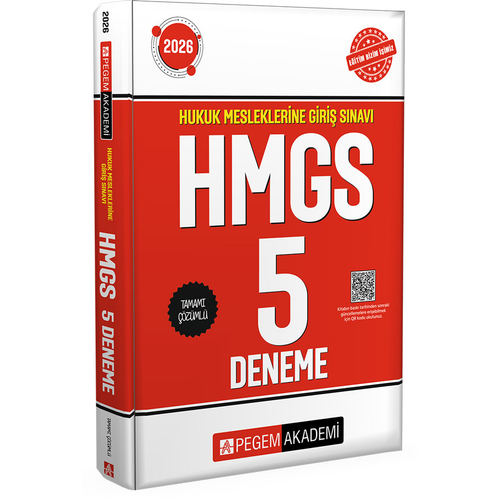 Pegem Yay�nlar� 2026 HMGS 5 Deneme ��z�ml�