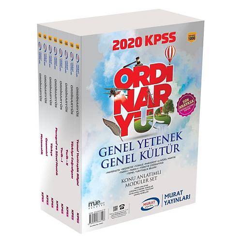 2020 KPSS Ordinaryüs Konu Anlatımlı Modüler Set GK-GY Murat Yayınları