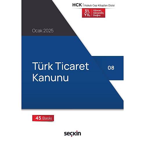 Se�kin Yay�nc�l�k T�rk Ticaret Kanunu (Cep Kitab�) Ocak 2025