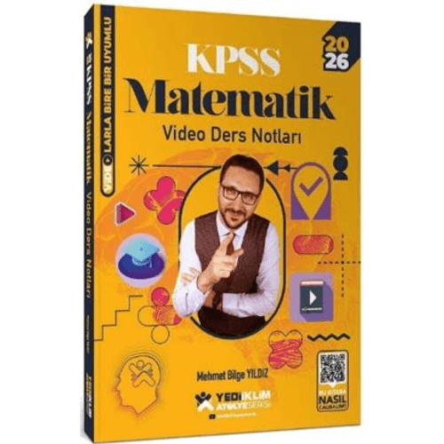 Yediiklim Yay�nlar� 2026 KPSS Matematik Genel Yetenek At�lye Serisi Video Ders Notlar� Mehmet Bilge Y�ld�z Yediiklim