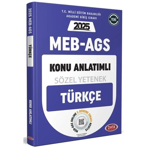 Data 2025 MEB AGS S�zel Yetenek T�rk�e Konu Anlat�ml� Data Yay�nlar�