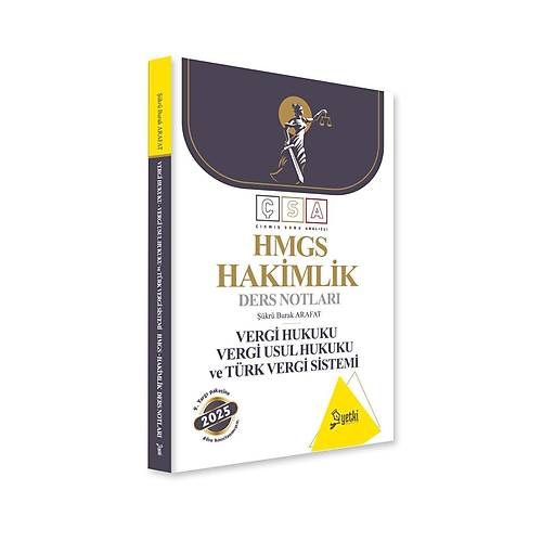 Yetki Yay�nlar� Hakimlik Vergi Hukuku Vergi Usul Hukuku T�rk Vergi Sistemi Ders Notlar� 2025