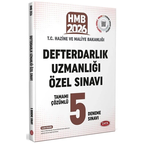 Data 2026 Hazine ve Maliye Bakanl��� Defterdarl�k Uzmanl��� �zel S�nav� 5 Deneme ��z�ml� Data Yay�nlar�