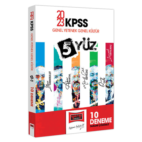Yarg Yaynlar 2023 KPSS Genel Yetenek Genel Kltr 5 Yz Ekibi Tamam zml 10 Deneme