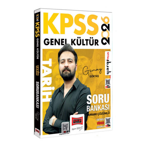 Yarg� Yay�nlar� 2026 KPSS Genel K�lt�r Tamam� ��z�ml� Tarih Soru Bankas� G�nay G�kta�
