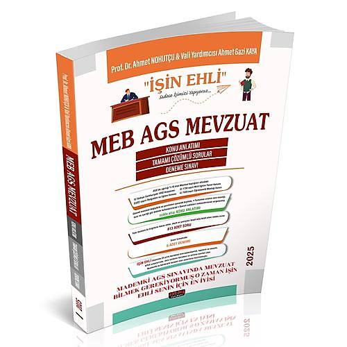 MEB AGS Mevzuat ��in Ehli Konu Anlat�m� Sava� Yay�nlar� Nisan 2025