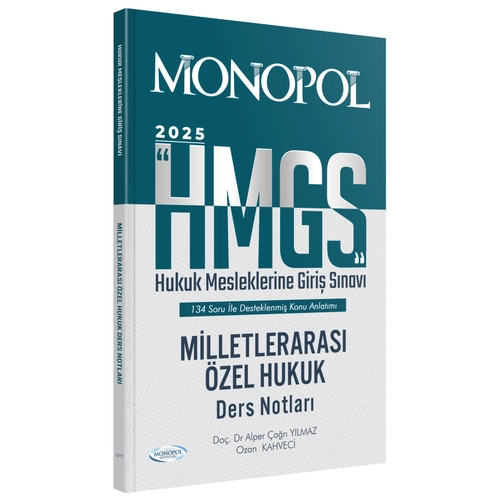 Monopol 2025 HMGS Milletleraras zel Hukuk Ders Notlar Monopol Yaynlar