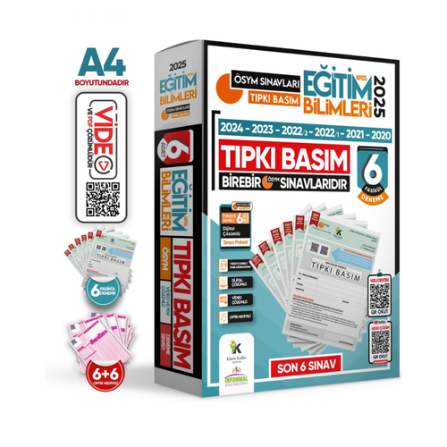 2026 KPSS E��T�M B�L�MLER� �SYM T�pk� Bas�m ��km�� Soru 6l� Deneme Paketi Video ��z�ml� T�rkiye Geneli �nformal Yay�nlar�