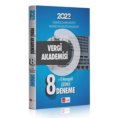 Vergi Akademisi  Kurum ii Gelir Uzmanl zel Snav 8 Deneme Snav 15 Monorafi zml Temmuz 2022