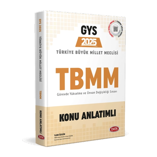 Data Yay�nlar� T�rkiye B�y�k Millet Meclisi (TBMM) GYS Ortak Konular Konu Anlat�ml�
