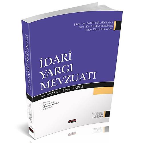 Sava� Yay�nevi �dari Yarg� Mevzuat� - Bahtiyar Aky�lmaz, Cemil Kaya, Murat Sezginer