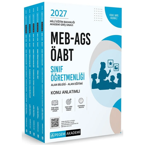 Pegem 2027 �ABT MEB-AGS S�n�f ��retmenli�i Konu Anlat�ml� Mod�ler Set Pegem Akademi Yay�nlar�