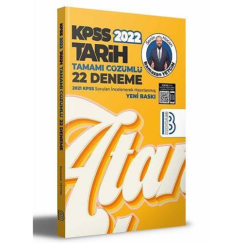 Benim Hocam Yaynlar 2022 KPSS Tarih Tamam zml 22 Deneme