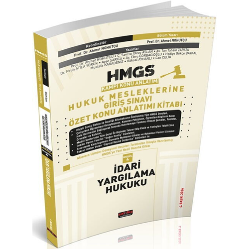 Sava� Yay�nevi HMGS �zet Konu Anlat�m� �dari Yarg�lama Hukuku �ubat 2026 4. Bask�