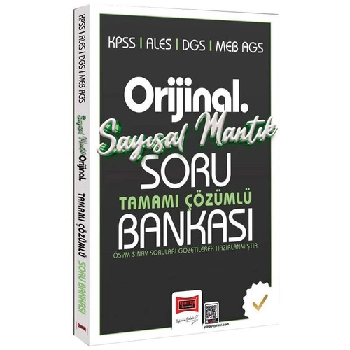 Yarg� 2026 KPSS MEB-AGS ALES DGS Say�sal Mant�k Orijinal Soru Bankas� ��z�ml� Yarg� Yay�nlar�