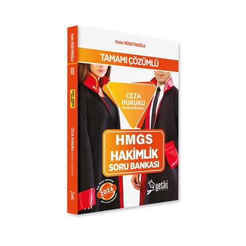 Yetki Yay�nlar� 2026 HMGS Hakimlik Ceza Hukuku Genel H�k�mler Soru Bankas�