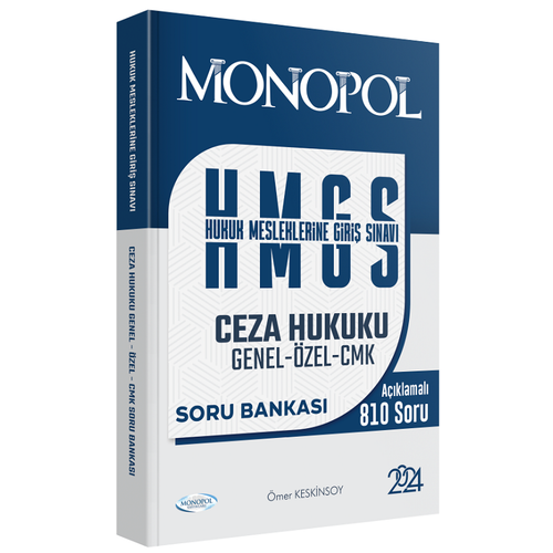 Monopol Yaynlar HMGS Ceza Hukuku, Genel zel CMK Soru Bankas