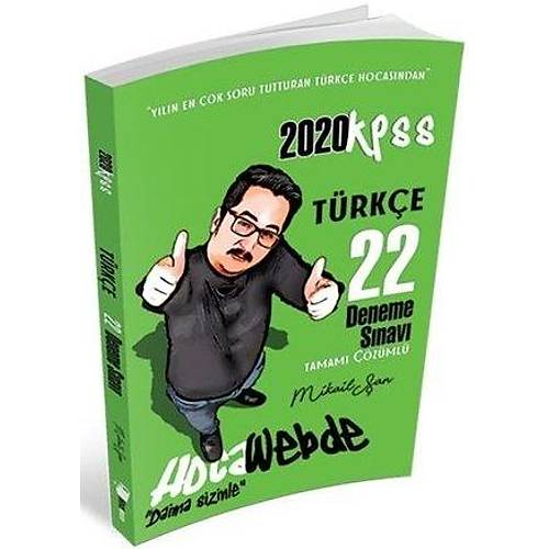 HocaWebde 2020 KPSS Türkçe 22 Deneme Çözümlü HocaWebde Yayınları