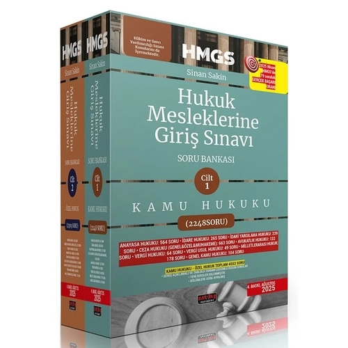 Sava� 2025 HMGS Soru Bankas� Mod�ler Set 4. Bask� - Sinan Sakin Sava� Yay�nlar�