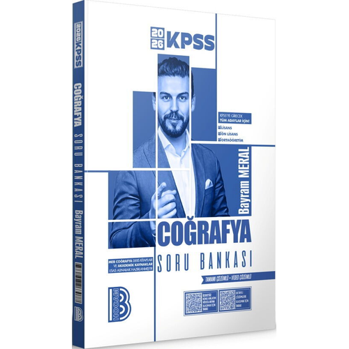 Benim Hocam Yay�nlar� 2026 KPSS Co�rafya Tamam� ��z�ml� Soru Bankas� Bayram Meral