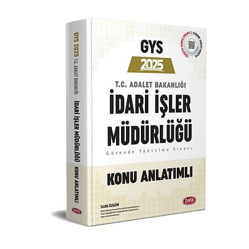 Data Yaynlar GYS Adalet Bakanl dari ler Mdrl Konu Anlatml