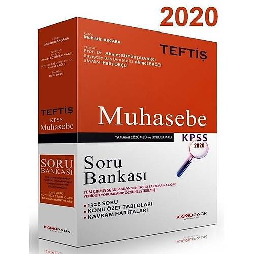 KPSS A Grubu Tefti Serisi Muhasebe Soru Bankas Kamupark Yaynlar 2020