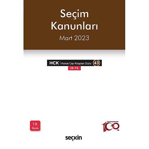 Seim Kanunlar Sekin Yaynclk 19. Bask,  Mart 2023
