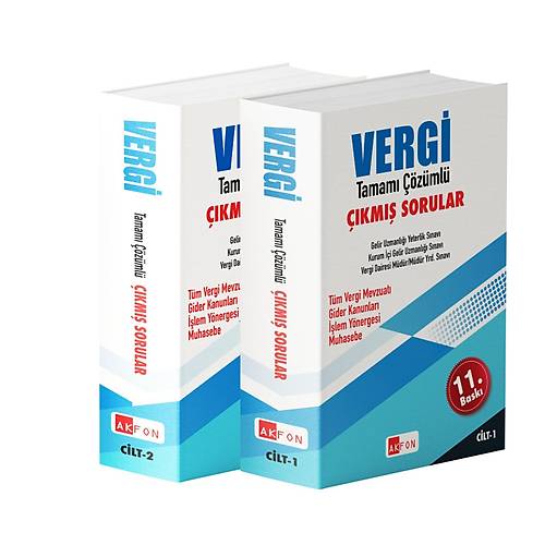 Vergi Akademisi Tamam zml km Sorular EKM 2025 2 Ciltli Set 11. Bask