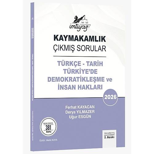 Kaymakaml�k ��km�� Sorular T�rk�e - Tarih T�rkiye'de Demokratikle�me ve �nsan Haklar�  Ferhat Kayacan, Derya Y�lmazer, U�ur Esg�n
