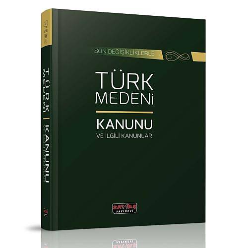 SÜPER FİYAT Türk Medeni Kanunu ve İlgili Kanunlar - Savaş Yayınları Eylül 2021