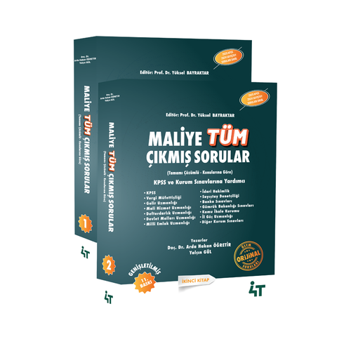 4T Maliye Konularna Gre Tamam zml km Sorular 11. Bask