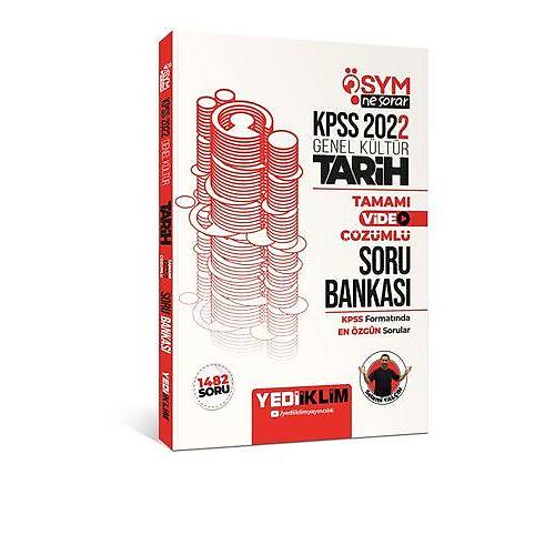 Yediiklim Yaynlar 2022 KPSS Genel Kltr sym Ne Sorar Tarih Tamam Video zml Soru Bankas