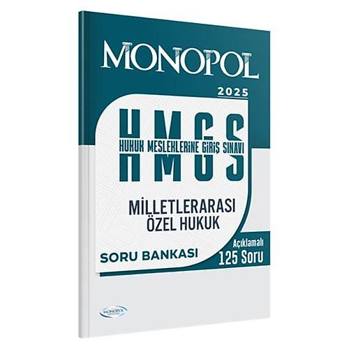 HMGS Milletleraras� �zel Hukuk Soru Bankas� Monopol Yay�nlar� 2025