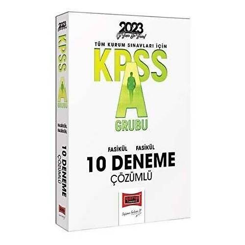 Yarg Yaynlar 2023 KPSS A Grubu Tamam zml 10 Fasikl Deneme