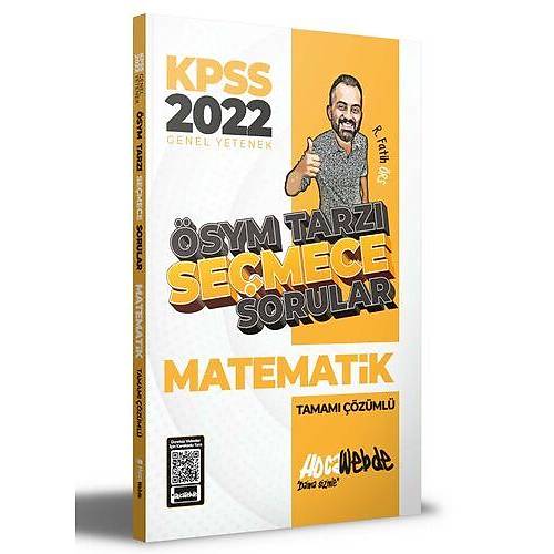 HocaWebde Yaynlar 2022 KPSS Matematik SYM Tarz Semece Sorular Tamam zml Soru Bankas