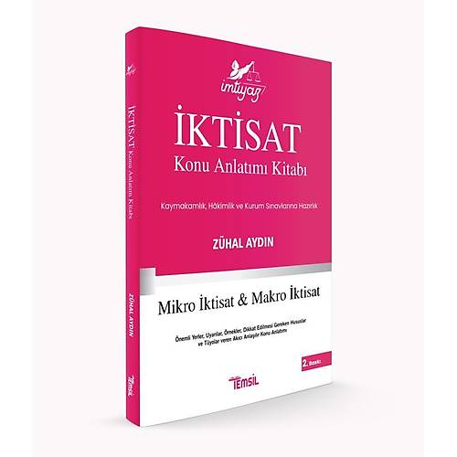 Temsil Kitap �mtiyaz �ktisat Konu Anlat�m� Kitab� Makro �ktisat - Mikro �ktisat