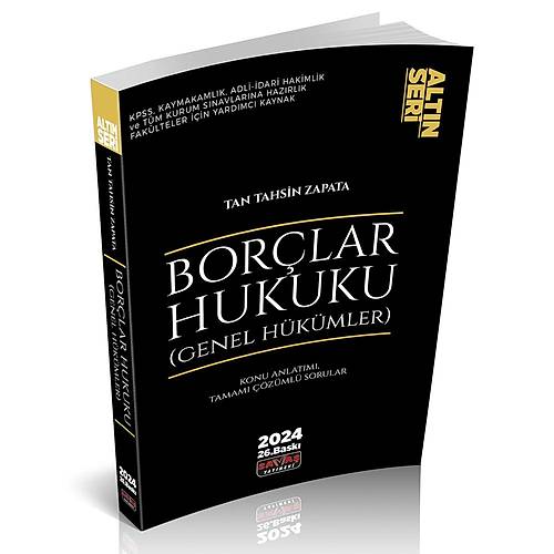 Sava Yaynevi Borlar Hukuku Genel Hkmler Konu Anlatm 2024