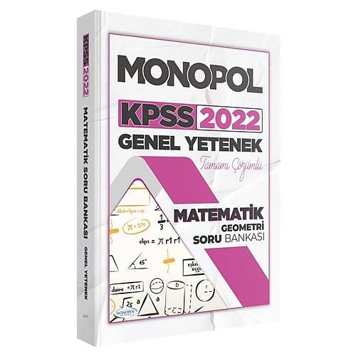 KPSS Matematik Geometri Soru Bankası Tamamı Çözümlü Monopol Yayınları 2022