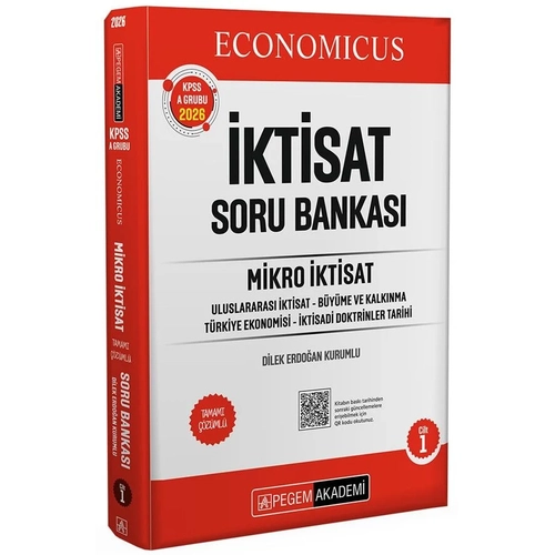 Pegem 2026 KPSS A Grubu Economicus �ktisat Soru Bankas� Cilt-1 Mikro �ktisat Pegem Akademi Yay�nlar�
