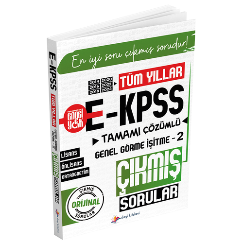Dizgi Kitap Yay�nlar� 2026 EKPSS Genel G�rme ��itme-2 ��km�� Sorular T�m Y�llar ��z�ml�