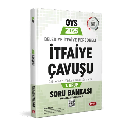 Data Yay�nlar� Belediye �tfaiye Personeli �tfaiye �avu�u 1. Grup GYS Soru Bankas� (Tamam� Karekod ��z�ml�)
