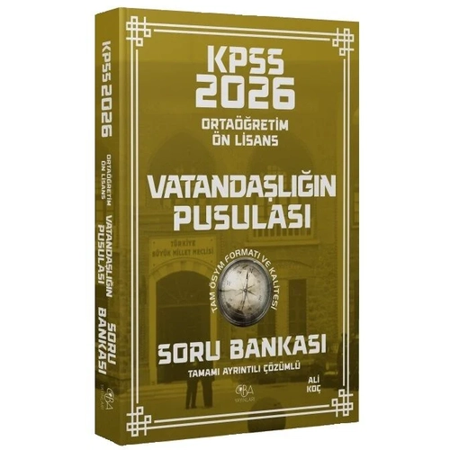 CBA Yaynlar 2026 KPSS Lise Ortaretim n Lisans Vatandalk Vatandaln Pusulas Soru Bankas zml - Ali Ko CBA Yaynlar