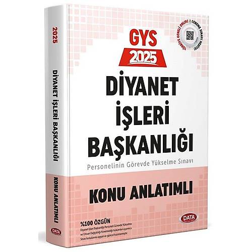 Data 2025 GYS D�B Diyanet ��leri Ba�kanl��� Konu Anlat�ml� G�revde Y�kselme Data Yay�nlar�
